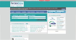 Desktop Screenshot of carriereonlinedom.fr